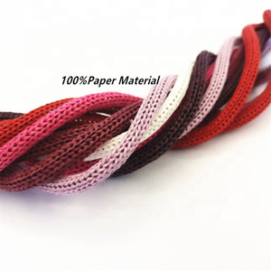Dây thừng giấy xoắn giá rẻ thân thiện với môi trường, tay cầm túi giấy bằng dây thừng đan - Product Image 5