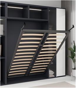 Lits pliants design moderne, lits Murphy, <span class=keywords><strong>gain</strong></span> <span class=keywords><strong>de</strong></span> <span class=keywords><strong>place</strong></span>, meubles <span class=keywords><strong>de</strong></span> maison, petit appartement, <span class=keywords><strong>lit</strong></span> mural invisible avec ensemble <span class=keywords><strong>de</strong></span> placard - Product Image 6