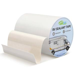 Ruban <span class=keywords><strong>d</strong></span>'étanchéité pour toit de <span class=keywords><strong>camping</strong></span>-<span class=keywords><strong>car</strong></span>, résistant aux UV et aux intempéries, en acrylique blanc, <span class=keywords><strong>prix</strong></span> de gros, pour les fuites de caravanes, remorques et bateaux - Product Image 2