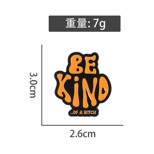 Sming Pins Citations Personnalisées Épingles En Émail <span class=keywords><strong>Phrase</strong></span> Drôle Positif Dire Classique Proverbes Texte Broche Revers Badge Bijoux Cadeau - Product Image 6