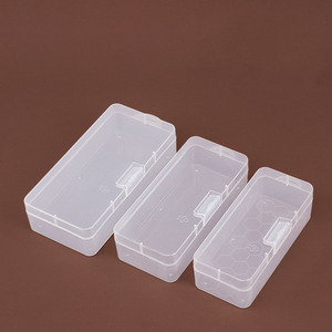 16.5x7.5x4.7cm clear Plastic Gift Box Plastic Pencil Box Clear Plastic Pencil Case Crayon Box with Lid Watercolor Pen <strong>Storage</strong> - Product Image 1