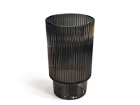 Verres à boire esthétiques en verre côtelé pour café, cocktails, mojito, bar à domicile
