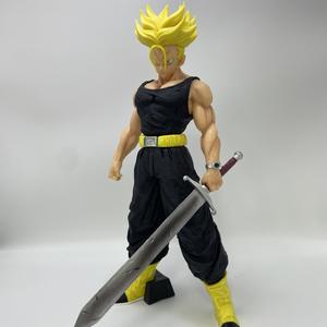 Figurine DBZ Super Saiyan Future Trunks 44CM Brave Sword PVC Action Model avec sculpture détaillée pour les collectionneurs d'anime et les cadeaux - Product Image 6