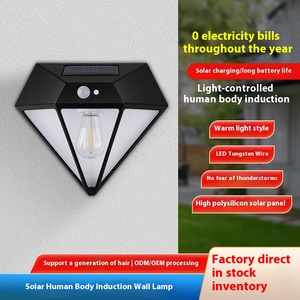 Tùy chỉnh ngoài trời COURTYARD LED năng lượng mặt trời vườn ánh sáng có thể sạc lại không thấm nước với cơ thể con người cảm ứng <span class=keywords><strong>IP65</strong></span> đánh giá bởi nhà máy - Product Image 3