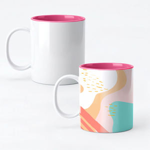 Taza de Plástico para Sublimación de 11 oz con Interior de Color, 8 Colores, Suministro al por Mayor, Taza de Café Personalizada para Regalos Empresariales - Product Image 6