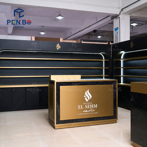 Espositore di Lusso Personalizzato per Cosmetici, Scaffale per Negozio di Profumi con Luce LED, Espositore per Profumeria e Negozio di Prodotti di Bellezza - Product Image 1