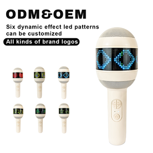ไมโครโฟนคอนเดนเซอร์ไร้สาย ไฟ LED แบบพกพาพร้อมลำโพงสำหรับเด็กพร้อมไฟ - Product Image 4