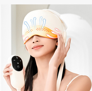 Factory Oem Tragbare wiederauf ladbare Kopfschmerz therapie Schmerz linderung Entspannung Augen pflege Heißkompressluftkompressions-Kopf massage gerät - Product Image 2