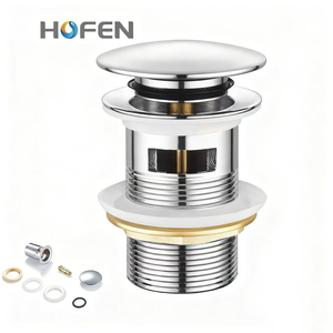 مصرف حوض حمام G <span class=keywords><strong>1</strong></span> مصرف حوض نحاسي بتصميم حديث حوض صرف منبثق مستدير - Product Image 1