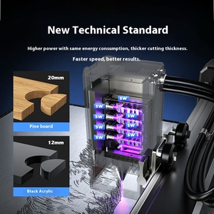 CHINCAN 40 Watt Laser <b>Engraving</b> <b>Machine</b> Large Area Cutting with Engine Core Component - Product Image 3
