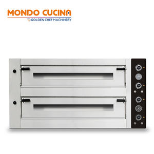 Horno de <span class=keywords><strong>Pizza</strong></span> comercial profesional de alta eficiencia de 2 cubiertas y 4 bandejas, nuevo para restaurante, tienda de comida, venta al por menor, horno de cubierta de panadería - Product Image 4