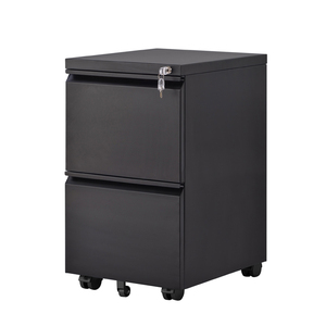 Meuble de bureau mobile à tiroirs, armoire métallique à 2 tiroirs, vente chaude - Product Image 1