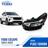 Ensemble de phares avant à LED complets pour Ford Escape 2023-2025 OEM PJ6Z-13008H Remplacement de phare automobile