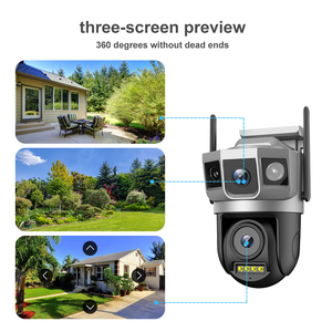 Caméra extérieure étanche pour la maison V380pro, caméra <span class=keywords><strong>Wifi</strong></span> HD à double objectif, réseau 4G, vision nocturne à distance, caméra de surveillance CCTV 4MP - Product Image 4