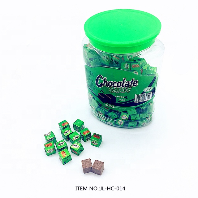 Высококачественные вкусные сладкие шоколадные кубики прессованные жесткие конфеты