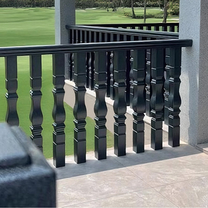 Barandilla y pasamanos de aluminio de estilo europeo moderno para escaleras exteriores, balcón, pistas de baile con color personalizado - Product Image 5