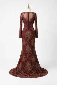 Vestido de Alta Calidad con Bordado Étnico de Diseñador, Vestido de Moda para Mujer, Disponible para Venta al Por Mayor - Product Image 4