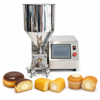 Machine à garnir les gâteaux, les beignets, les rouleaux et les cupcakes à écran tactile, haute précision, en acier inoxydable, pour les boulangeries