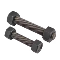 A193 Gr B7 A194 2H Écrou lourd revêtu de téflon PTFE Filetage complet DIN976 Boulons Acier allié haute résistance Acier au carbone
