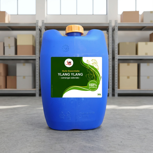 Huile Essentielle Pure 100% Naturelle de Feuilles d'Ylang Ylang (Cananga Odorata) Liquide Bidon PHD 30L Emballage Tous Types de Peau - Product Image 2