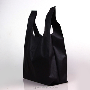 Bolsas de tela no tejida recicladas al por mayor para supermercado, bolsas de compras personalizadas, bolsas de transporte no tejidas - Product Image 6