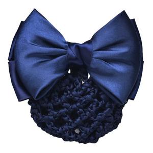 Vente chaude affaires femmes cheveux accessoires <span class=keywords><strong>tissu</strong></span> grand nœud papillon filet à cheveux Wrap Bank Barrettes avec cheveux <span class=keywords><strong>Snood</strong></span> Net <span class=keywords><strong>pour</strong></span> les femmes - Product Image 4