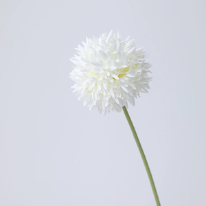 Casa Flores decorativas Dandelion Flores artificiais Crisântemo De Seda Bola Única Stem Pom Poms - Product Image 6