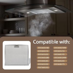 <b>Range</b> Hood Filter WB02x27203 425x349x9mm Stainless Steel High Compatibility For GE JVX5360DJ1BB - Product Image 4