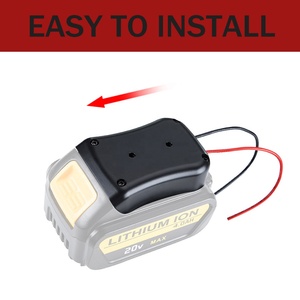 Adaptateur de batterie pour batterie au lithium DEWALT 20V, connecteur de montage, support, adaptateur de roues électriques, <span class=keywords><strong>outils</strong></span> de bricolage, jouets RC - Product Image 5