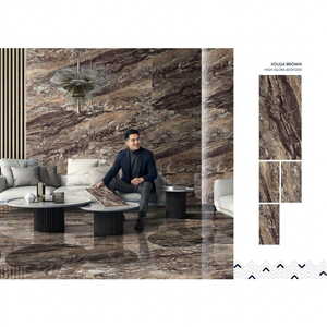Fusion Blue Glossy Polished Glazed Porcelain <b>Tiles</b> 600x1200mm Luxury Ceramic Floor Wall <b>Tile</b> - Product Image 3