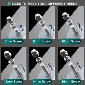 Nail Screw Stickers Stainless Steel Screw Patch Wall Hanging Picture Hook Punch-free Adhesive Screw Wall Hook