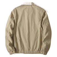 Blouson Bomber Homme Automne – Nouveau Style Décontracté Chic Vintage Coupe Ample Qualité Supérieure Col Revers