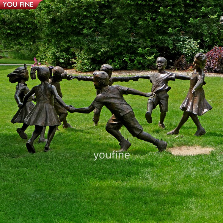 金属製 子供の像 約30cm 屋外公園庭園銅製子供遊び彫刻ブロンズキッズプレイ像| Alibaba.com
