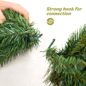 Écologique 2.7m Aiguille <span class=keywords><strong>De</strong></span> Pin Pomme <span class=keywords><strong>De</strong></span> Pin Décoratif Rotin Pvc <span class=keywords><strong>Guirlande</strong></span> <span class=keywords><strong>De</strong></span> Noël avec Lumières Led pour Décor <span class=keywords><strong>De</strong></span> <span class=keywords><strong>Cheminée</strong></span> - Product Image 4