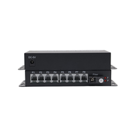 Convertisseur Téléphonique à Fibre Optique Monomode 8 Canaux Connecteurs SC FC 20km Compatible Multiplexeur PCM 4G WiFi 1550nm