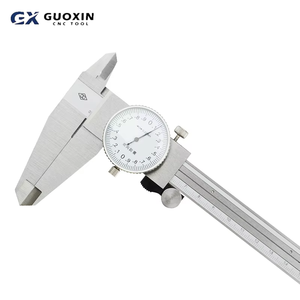 Calibrador de esfera GUANGLU GL 0-<span class=keywords><strong>150mm</strong></span> 200mm 300mm 500mm calibradores Vernier con indicadores calibradores mecánicos digitales - Product Image 4