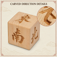 Accessoires de Mahjong : Marqueur en bois pour le distributeur et indicateur de direction des vents, 7 styles, pour les joueurs de Mahjong