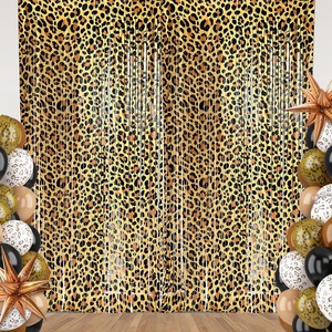 Tenda Sfondo Fotografico Lucida con Stampa Leopardata in Lamina, Versione Shimmer, <span class=keywords><strong>per</strong></span> Feste Unisex <span class=keywords><strong>di</strong></span> Pasqua, <span class=keywords><strong>Compleanno</strong></span>, Halloween, Natale - Product Image 1
