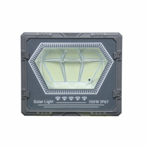 Reflector LED Solar YIHAN de 100W, IP65, Luz Diurna 5000K, COB, Cuerpo de Aluminio, Montaje en Superficie, Control Remoto, Regulable, 120 Luces - Product Image 3