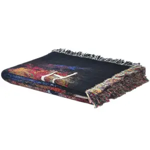 <span class=keywords><strong>BLEU</strong></span> PHOENIX <span class=keywords><strong>Vintage</strong></span> Psychédélique Licorne <span class=keywords><strong>Tapisserie</strong></span> 100% Coton Tissé Jacquard Ningbo Veken Mode En Gros Couvertures - Product Image 1