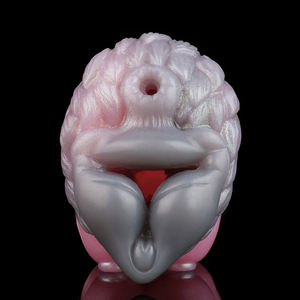 YC-2322 Wolf Meisje Realistische Vagina Mannelijke Penis Massager Fantasie Dier Dual Channel Siliconen Mannelijke Masturbator Seksspeeltjes Groothandel - Product Image 3