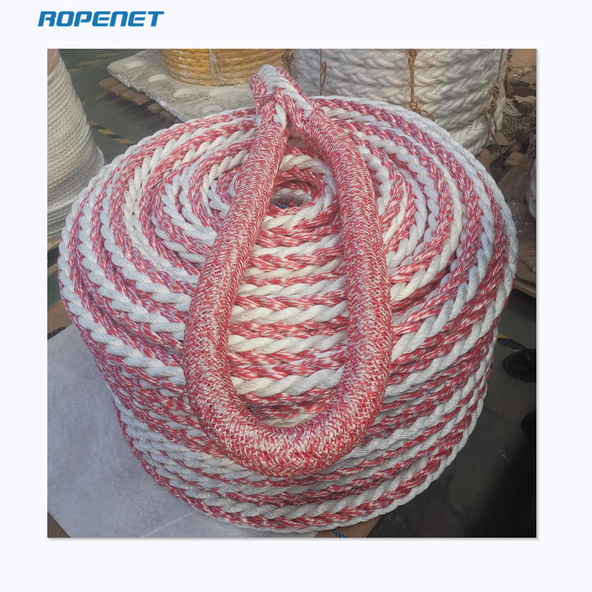 High-strength Polyester Mooring Rope - ROPENET Marine Supply