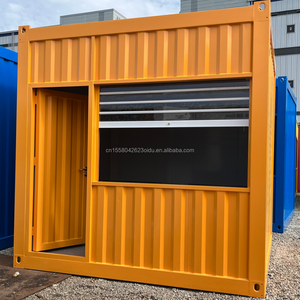 Contenedor Pop-up de 10 pies y 20 pies, Cafetería Móvil Prefabricada, Cantina de Comida Rápida, Tienda de Conveniencia, Quiosco, Puesto de Negocios en la Calle - Product Image 4