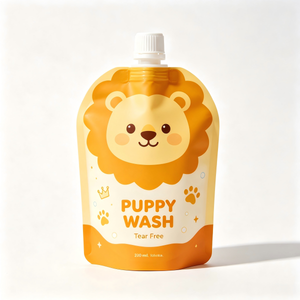Bolsa con Boquilla Personalizada con Logotipo, Bolsa de Plástico Suave a Prueba de Fugas para Productos de Cuidado y Lavado de Mascotas - Product Image 2