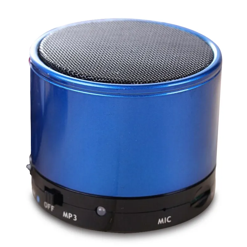 Mini Draagbare Metalen Subwoofer Draadloze Bureaudock Bt Speaker Muziekspeler Voor iPhone