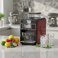 SOHEF Machine à neige et à glace portable entièrement automatique pour l'extérieur, compresseur à économie d'énergie, certifiée ETL/CE/ROHS, pour restaurant, bar, café