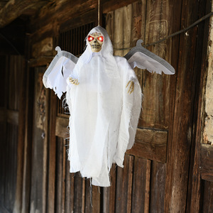 Decoración de fantasma de Halloween DAMAI con luz LED, alas de esqueleto, accesorios para fiestas en interiores, para decoraciones de casas embrujadas - Product Image 2