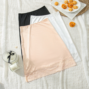 Vente Chaude <span class=keywords><strong>Jupon</strong></span> Femme Demi-<span class=keywords><strong>Jupon</strong></span> Taille S-3XL en Dentelle Transparente <span class=keywords><strong>Longue</strong></span> Jupe Fond de <span class=keywords><strong>Robe</strong></span> pour Dames - Product Image 3