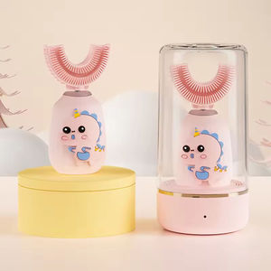 Brosse à dents électrique sonique pour adultes, rechargeable, ABS, étanche IPX7, 360 degrés, en forme de U, mignonne et douce - Product Image 4