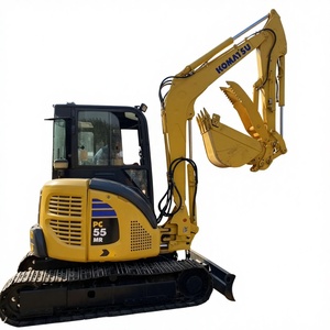 Miniexcavadora de cadenas Komatsu PC55, excavadora hidráulica usada de 5 toneladas Komatsu PC50 PC55 PC35 PC60 PC785, Komatsu PC55MR - Product Image 1